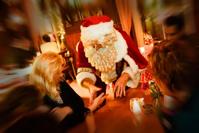 Magische Kerstman professionele goocheleffecten
